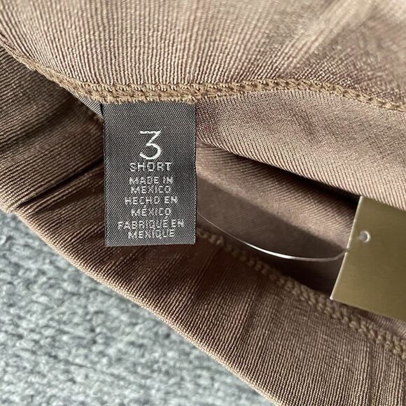 Chicos Traveler Pants 3 Women XL Slinky Brown Pull On Wide Leg Lagenlook Hippie - Picture 5 of 10